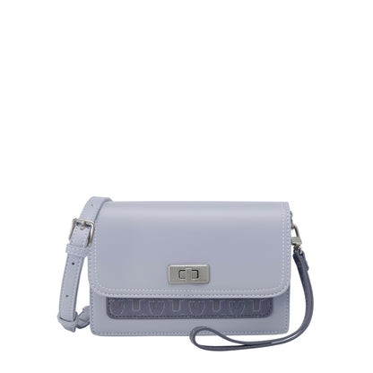 Two-Tone Monogram Crossbody Bag