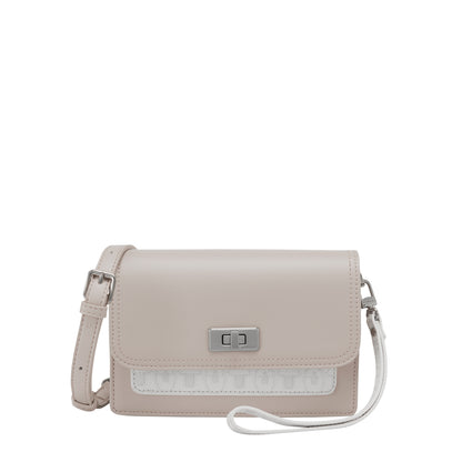 Two-Tone Monogram Crossbody Bag