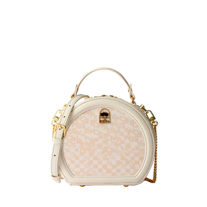 Roulley Monogram Print Crossbody Bag