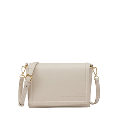 "I Am Made With Recycled Materials" Debossed Crossbody Bag