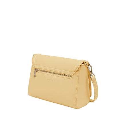 "I Am Made With Recycled Materials" Debossed Crossbody Bag