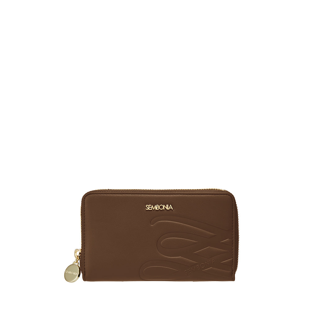 Sustainability Debossed-Logo Continental Wallet