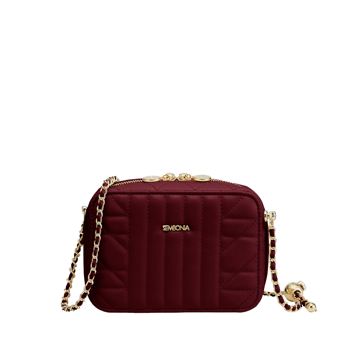 Gia Quilted Chain Strap Crossbody Bag
