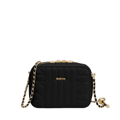 Gia Quilted Chain Strap Crossbody Bag