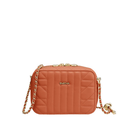 Gia Quilted Chain Strap Crossbody Bag