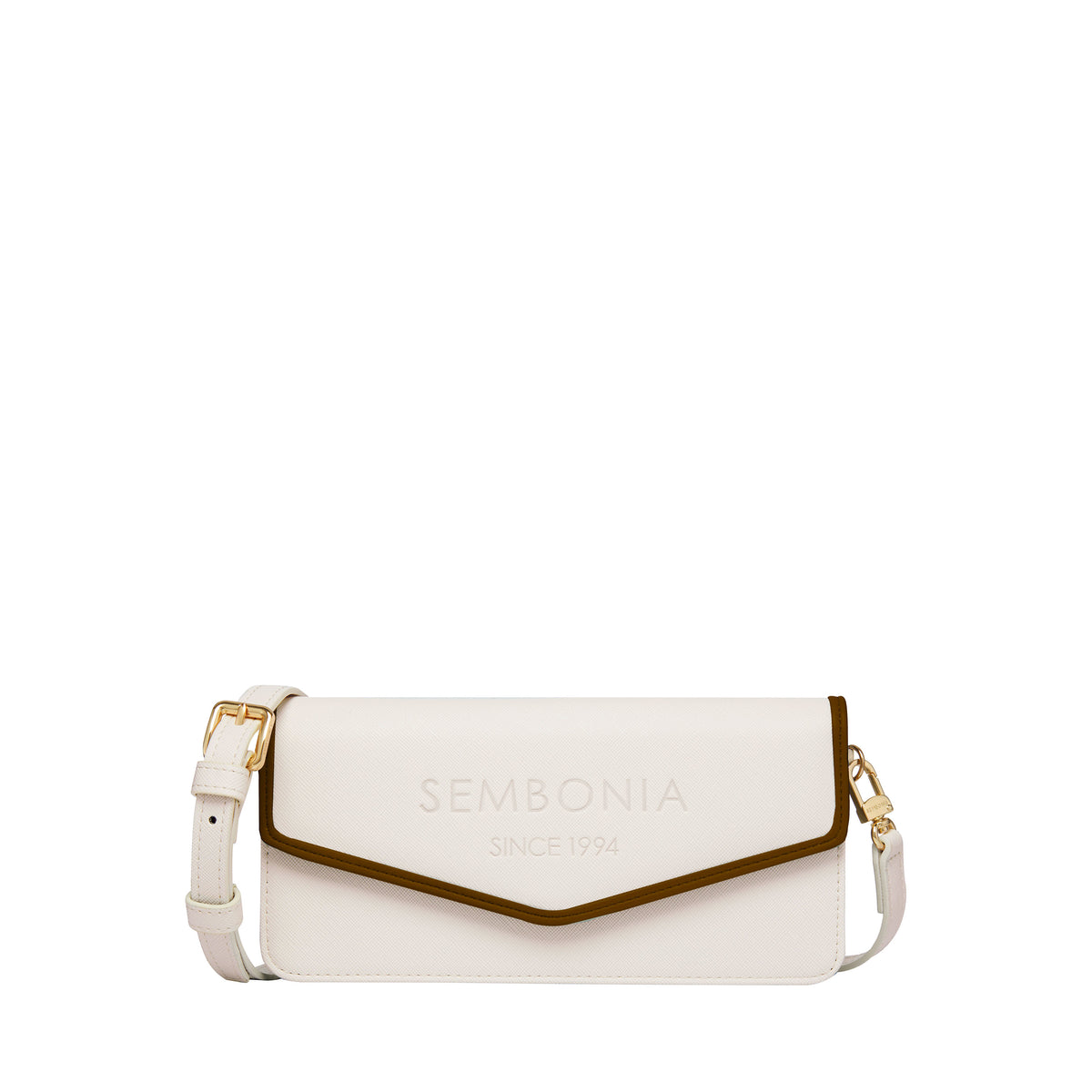 Statement Debossed Wristlet