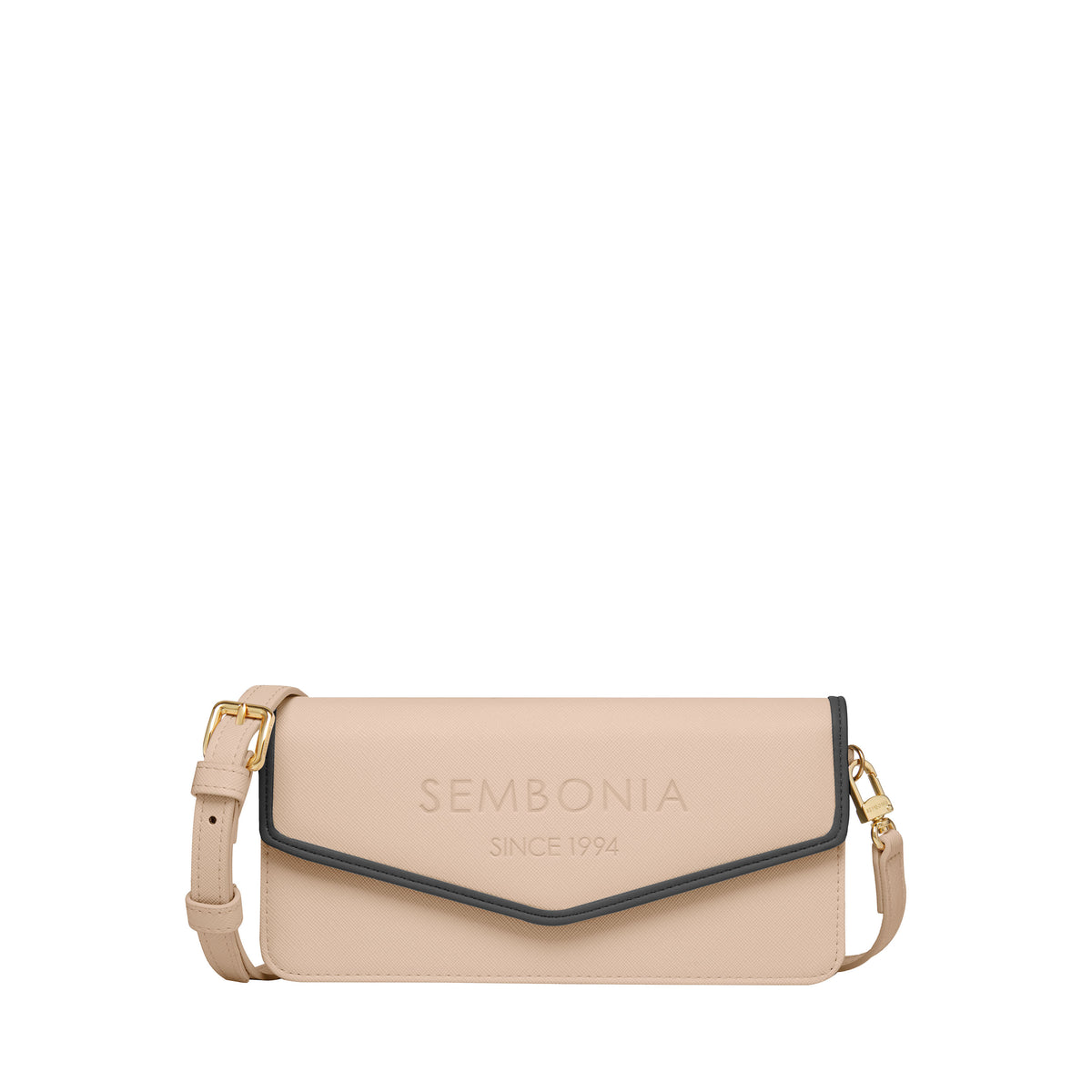 Statement Debossed Wristlet