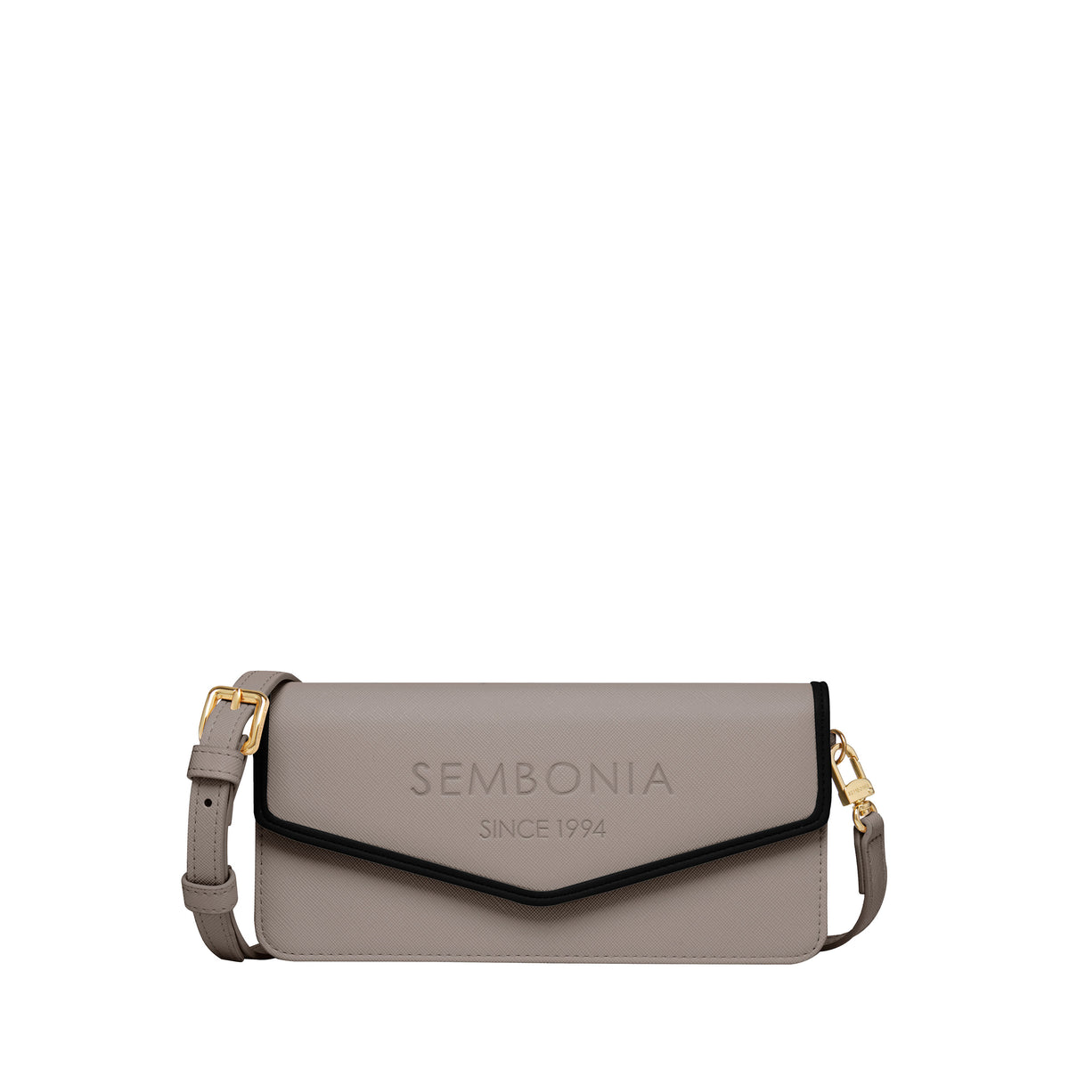 Statement Debossed Wristlet