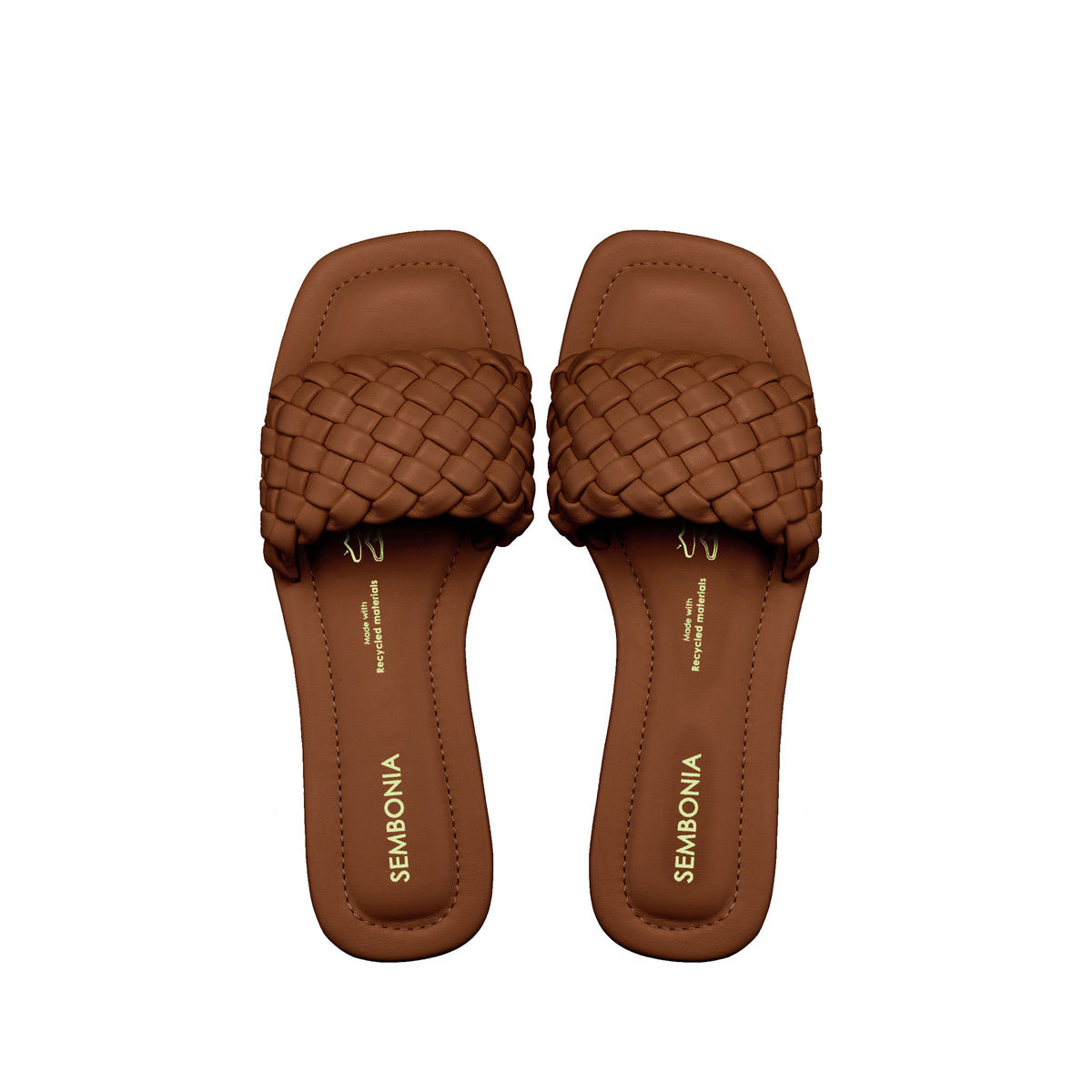 Women Recycled Materials of Synthetic Leather Flats