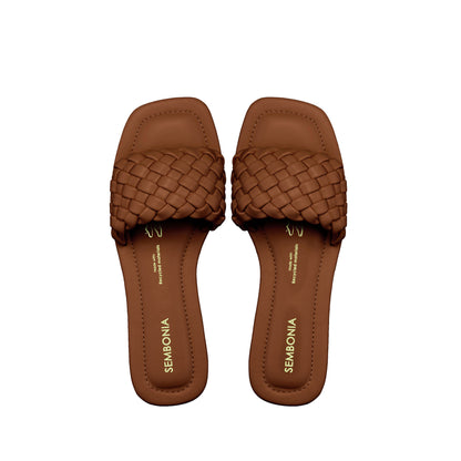 Women Recycled Materials of Synthetic Leather Flats