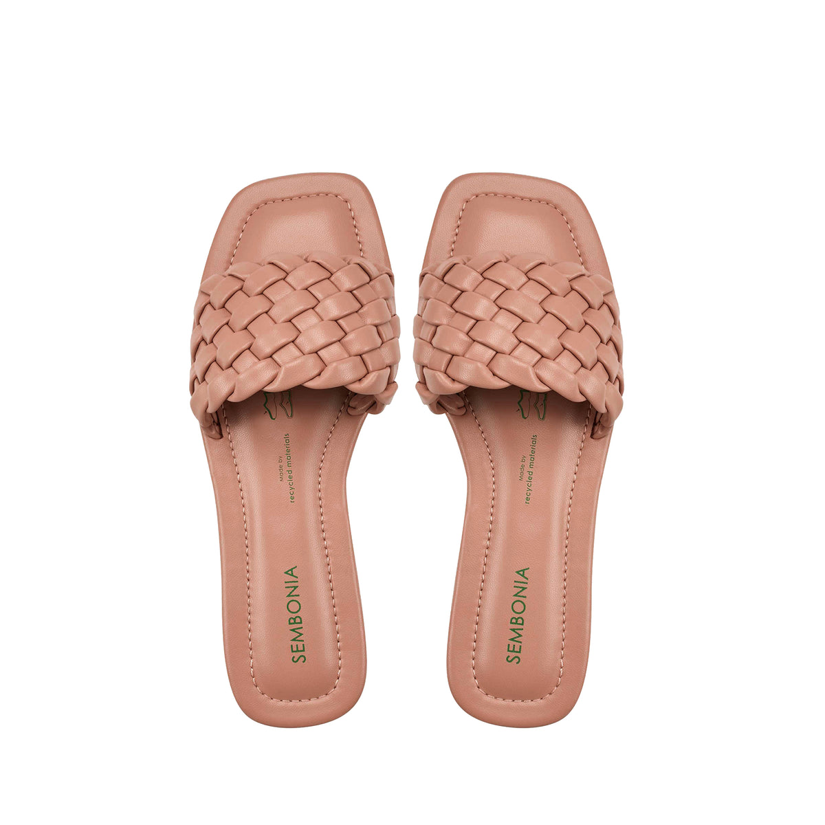 Women Recycled Materials of Synthetic Leather Flats