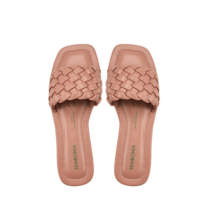 Women Recycled Materials of Synthetic Leather Flats