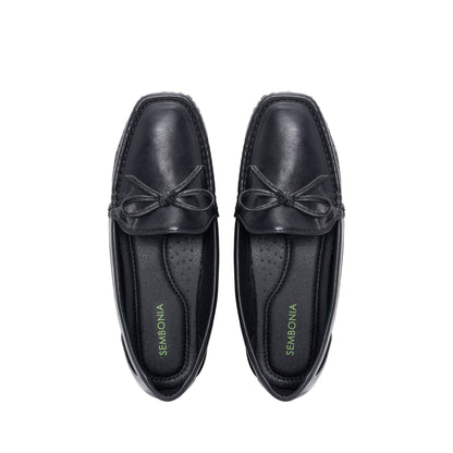 Women Synthetic Leather + Monogram Loafer