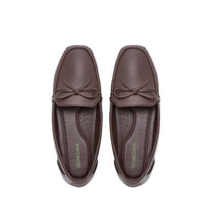 Women Synthetic Leather + Monogram Loafer