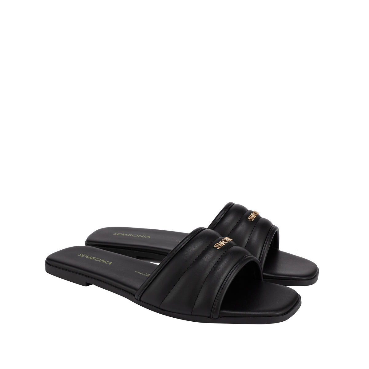 Women Recycled Materials of Synthetic Leather Flat