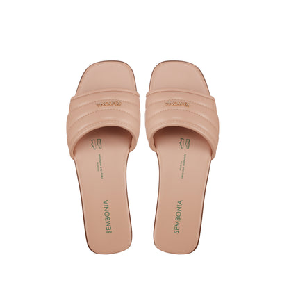 Women Recycled Materials of Synthetic Leather Flat