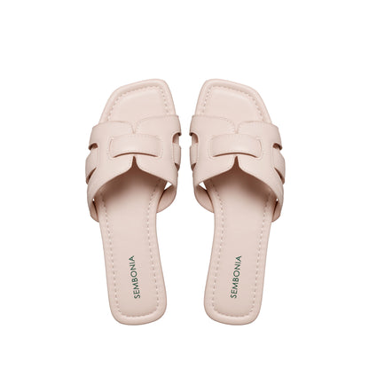 Women Recycled Materials of Synthetic Leather Flats