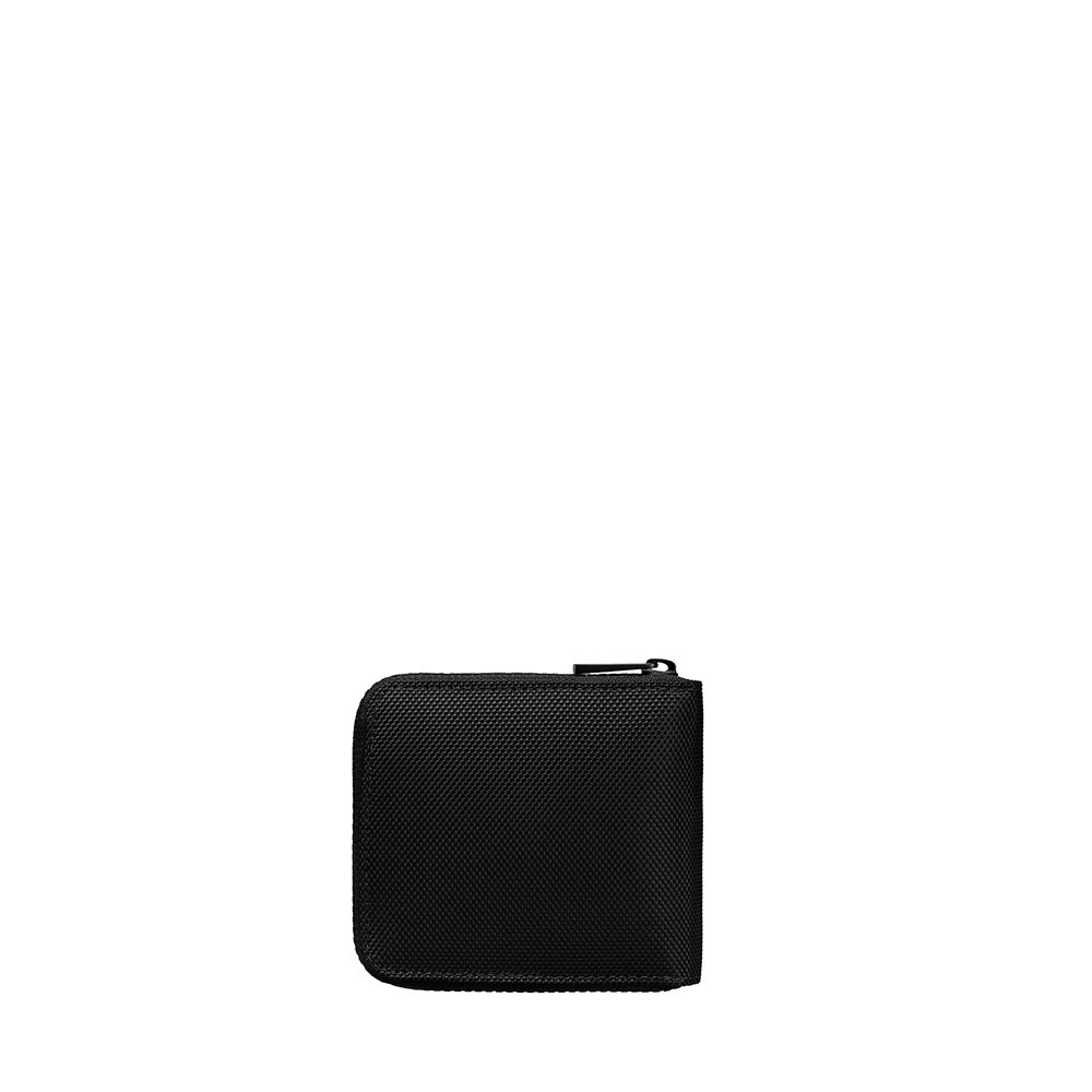 Nylon Zip Tri-Fold Wallet With Coin Compartment