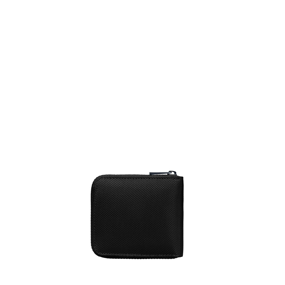 Nylon Zip Bi-Fold Wallet With Coin Compartment