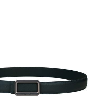 3.2Cm Matte Gunmetal Buckle Belt