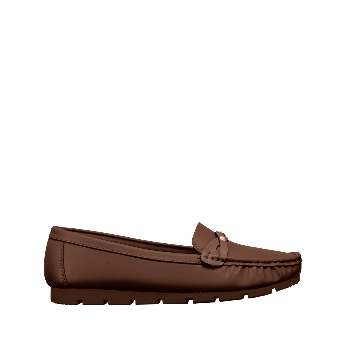 Women Recycled Materials of Synthetic Leather Loafer