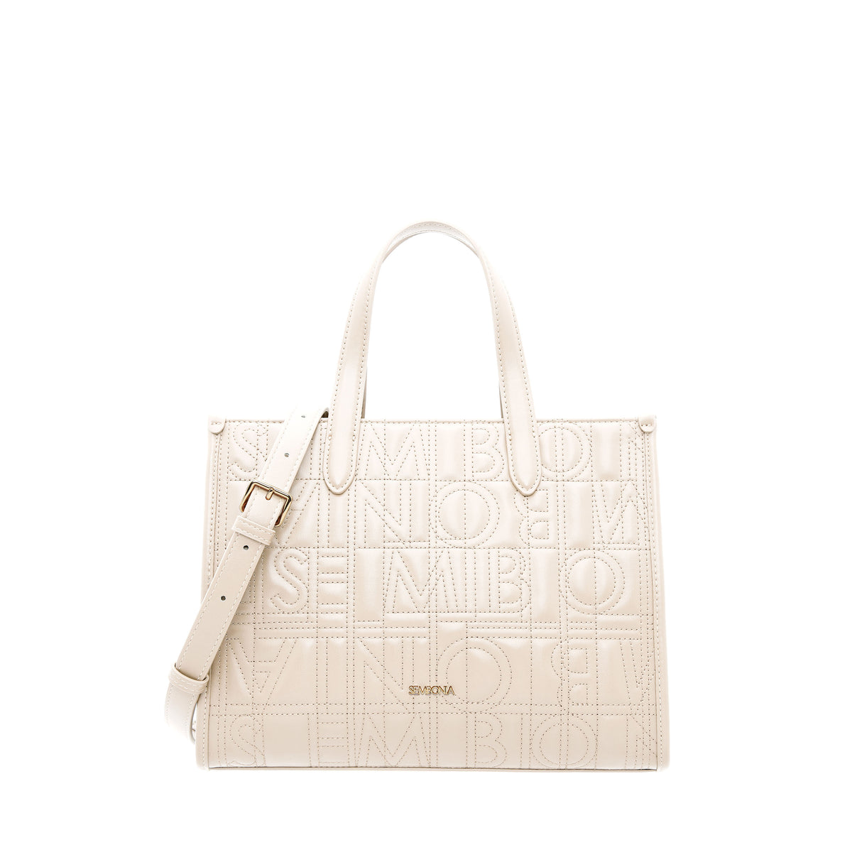 M Monostitch Satchel Bag