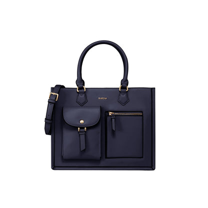 Large Classic Multi-Pockets Satchel Bag