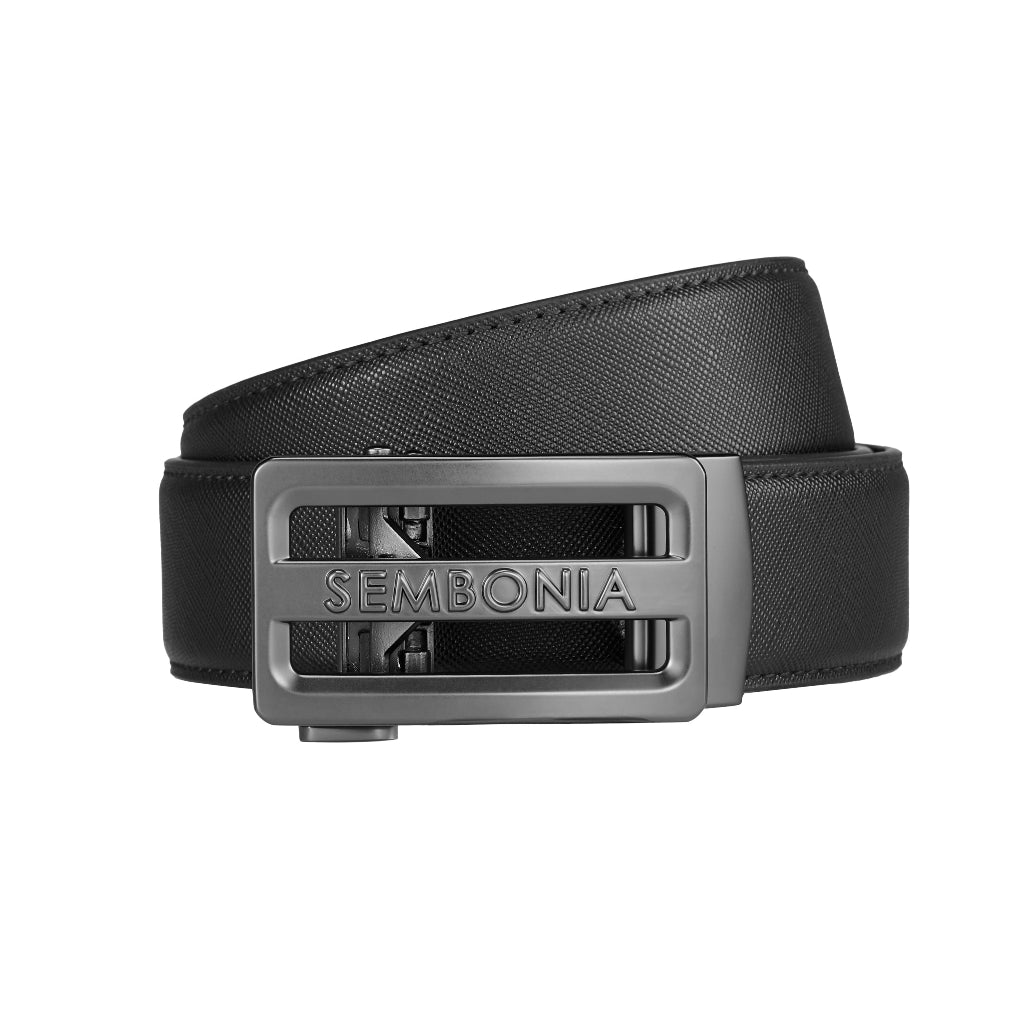 Men 3.5 Cm Auto Plaque Buckle Belt