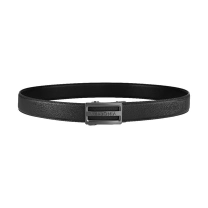 Men 3.5 Cm Auto Plaque Buckle Belt