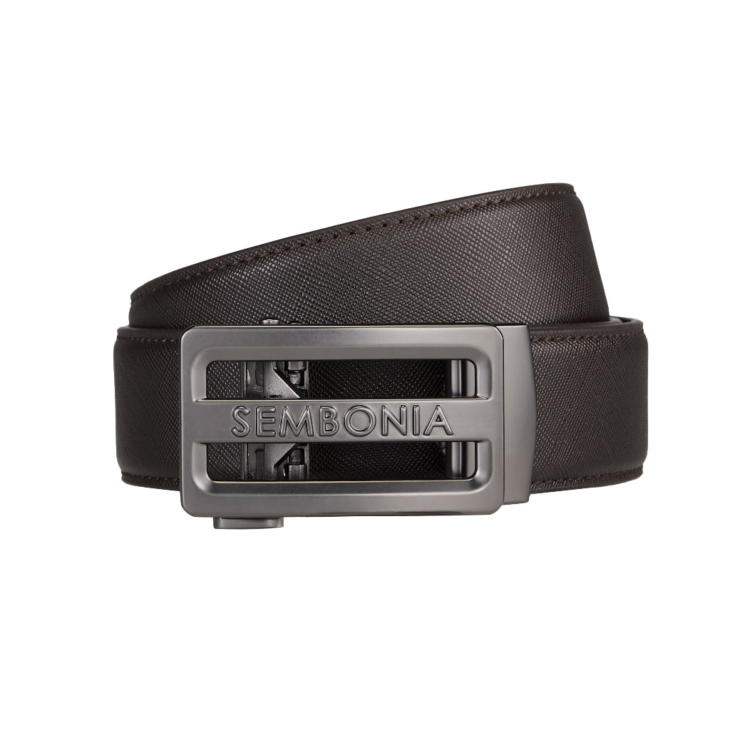 Men 3.5 Cm Auto Plaque Buckle Belt
