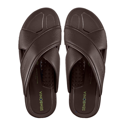Men Recycled Materials of Synthetic Leather Slipper