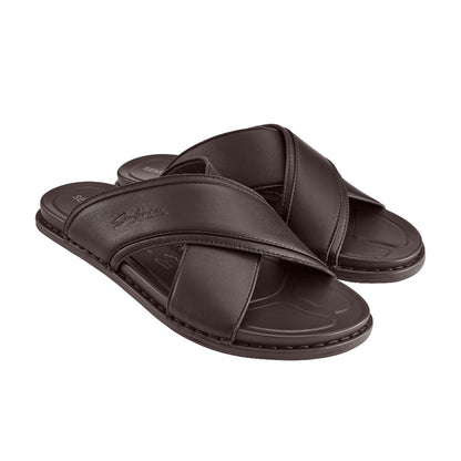 Men Recycled Materials of Synthetic Leather Slipper
