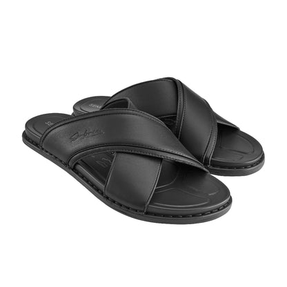 Men Recycled Materials of Synthetic Leather Slipper