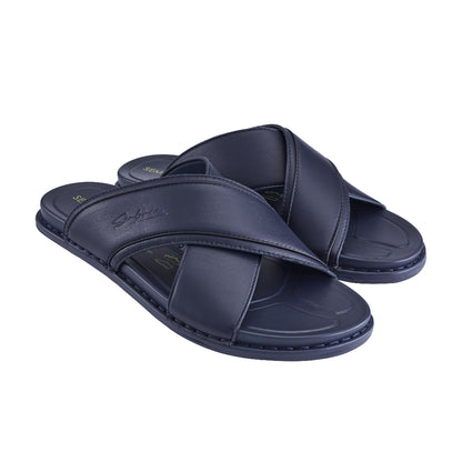 Men Recycled Materials of Synthetic Leather Slipper