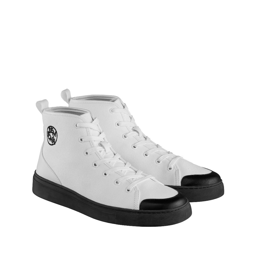 Men Cotton Trim With Recycled Materials of Synthetic Leather Sneaker
