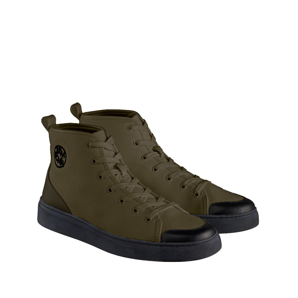 Men Cotton Trim With Recycled Materials of Synthetic Leather Sneaker