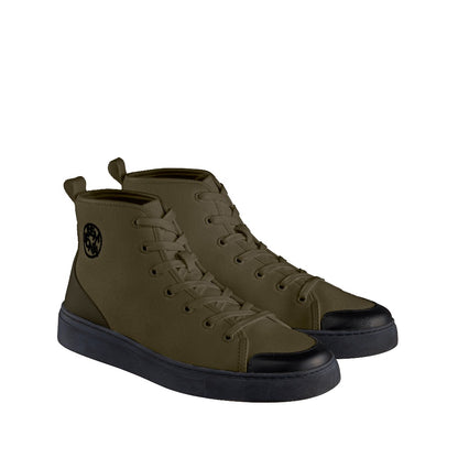 Men Cotton Trim With Recycled Materials of Synthetic Leather Sneaker