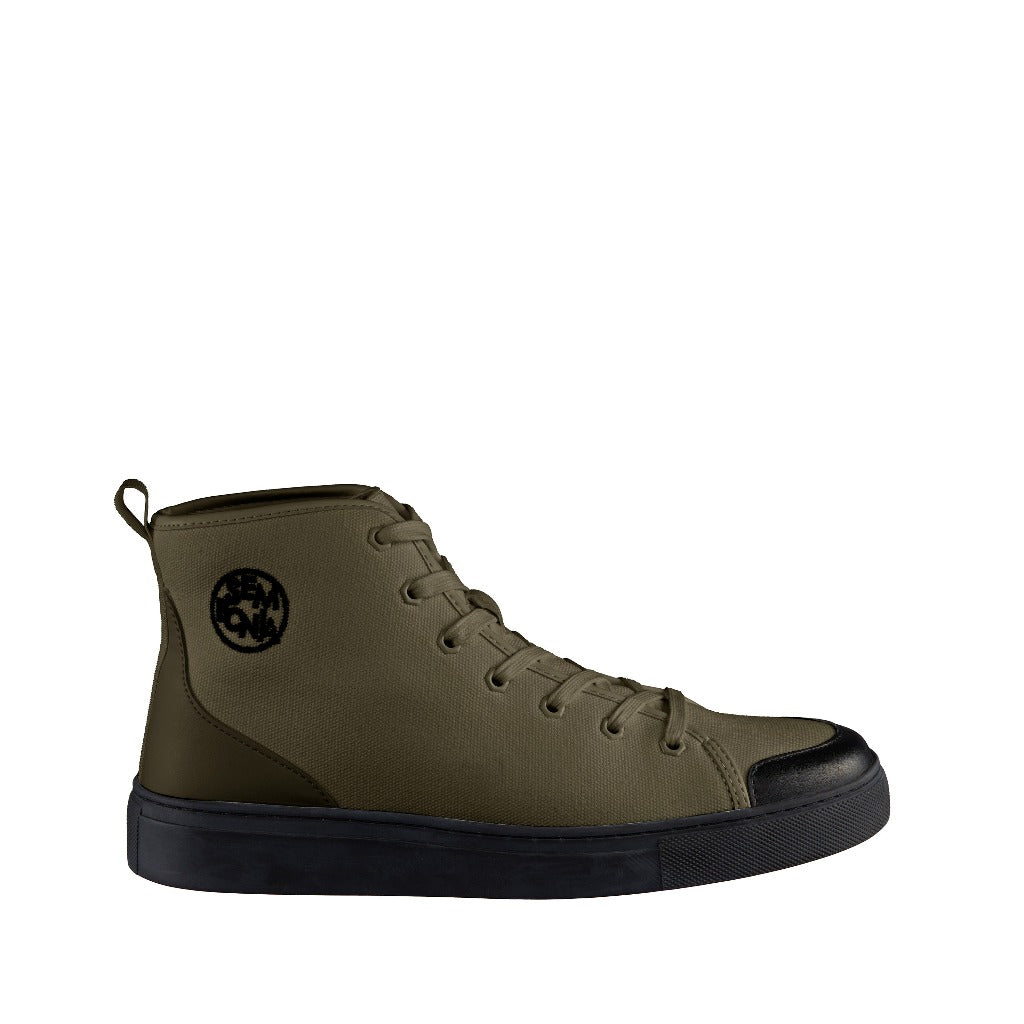 Men Cotton Trim With Recycled Materials of Synthetic Leather Sneaker