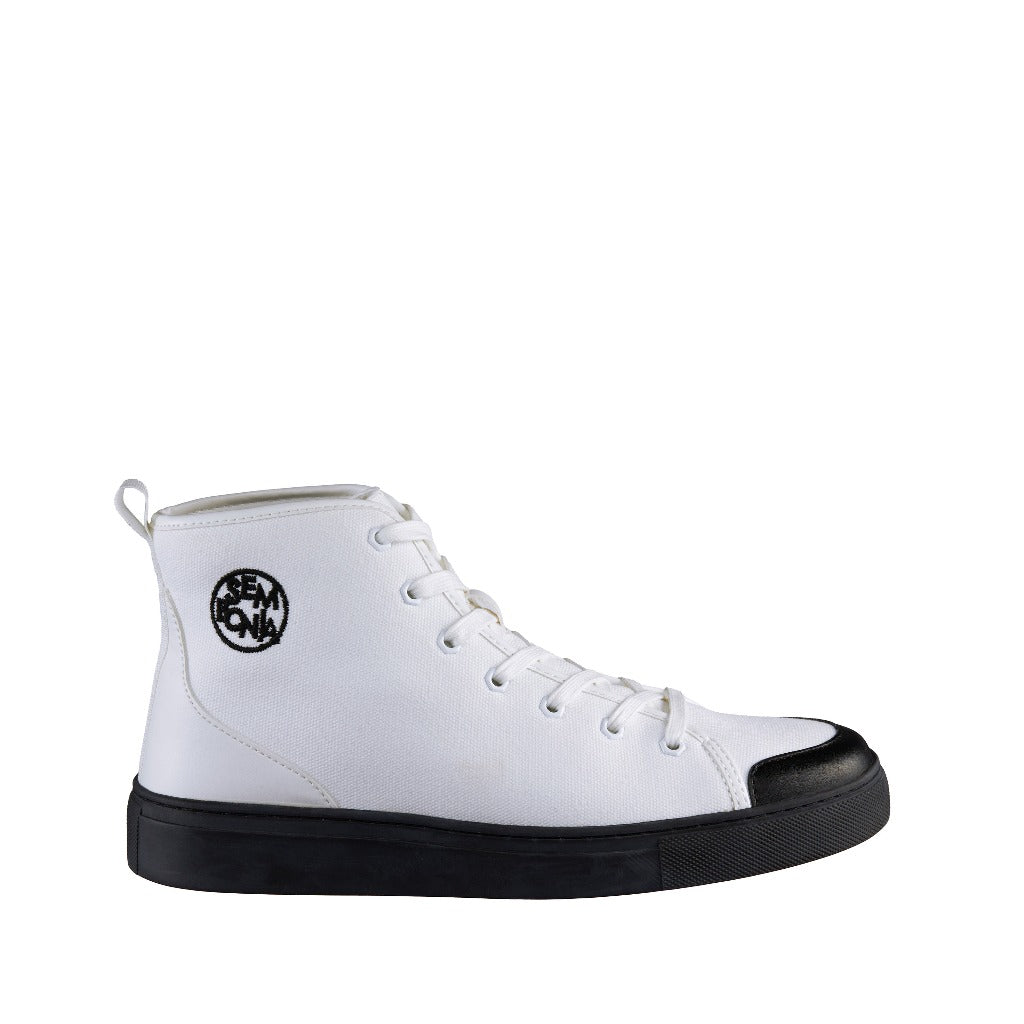 Men Cotton Trim With Recycled Materials of Synthetic Leather Sneaker