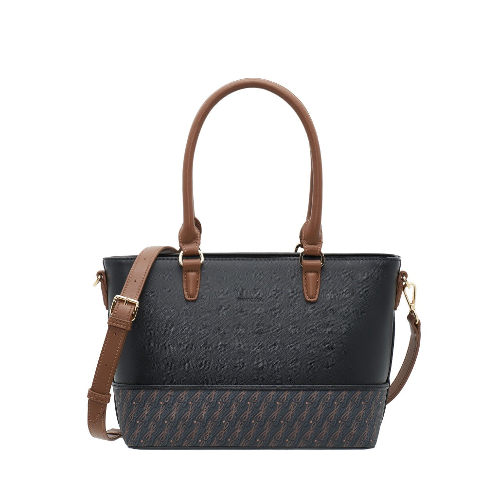 The Iconic Duo Two-Tone Tote Bag