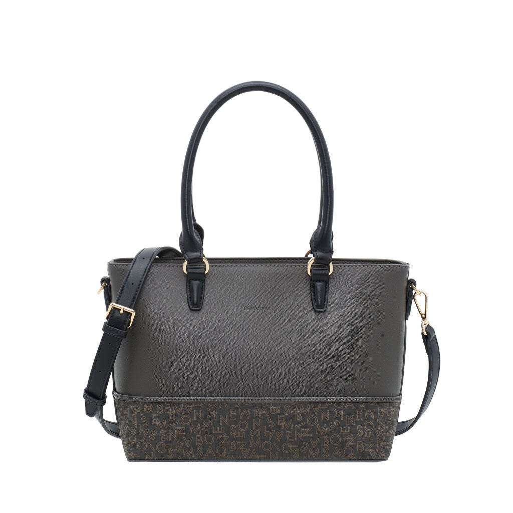 The Iconic Duo Two-Tone Tote Bag