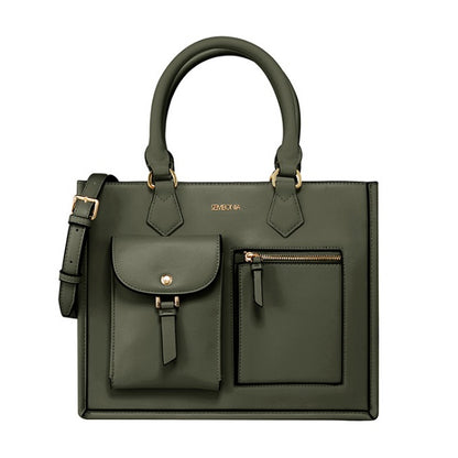Medium Classic Multi-Pockets Satchel Bag