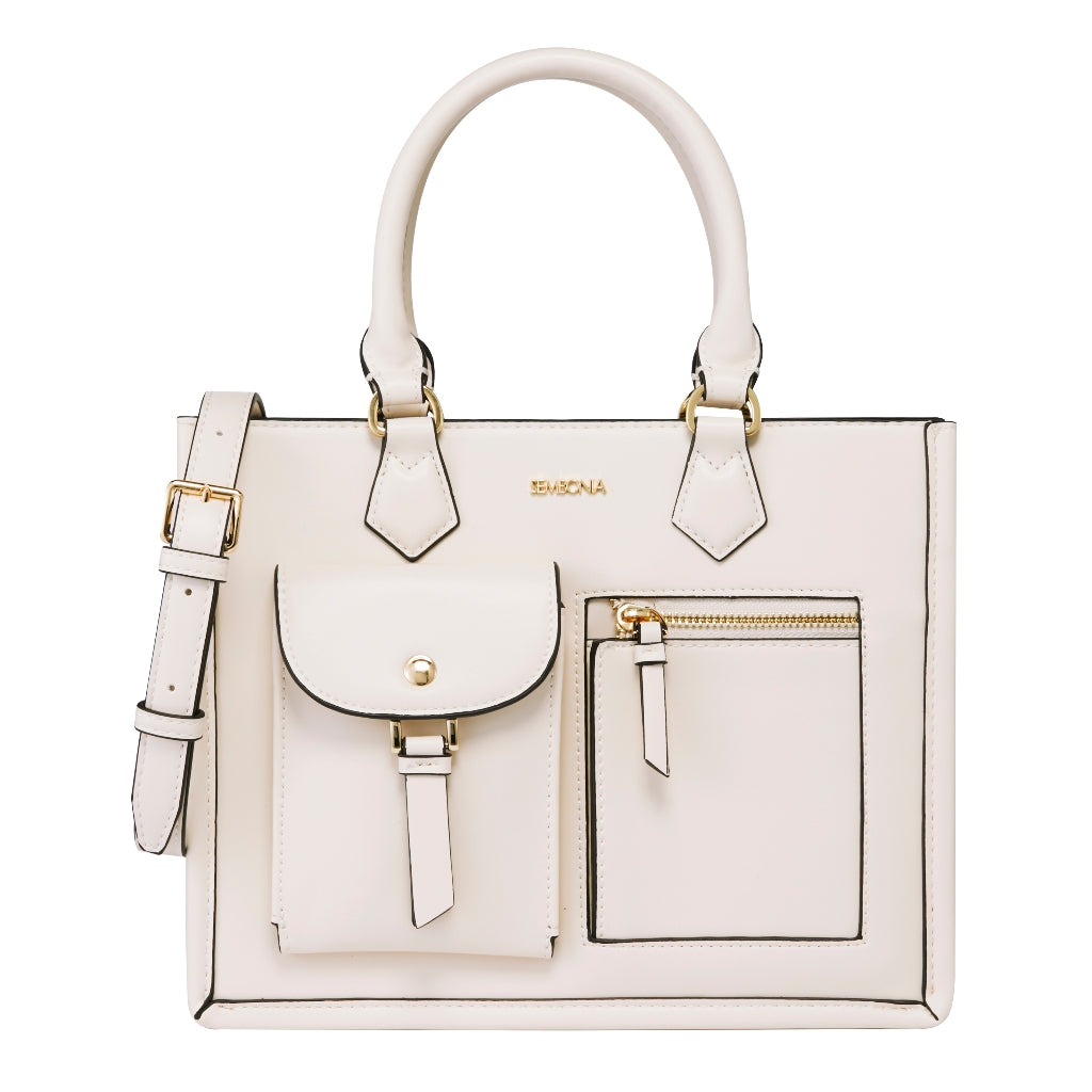 Medium Classic Multi-Pockets Satchel Bag