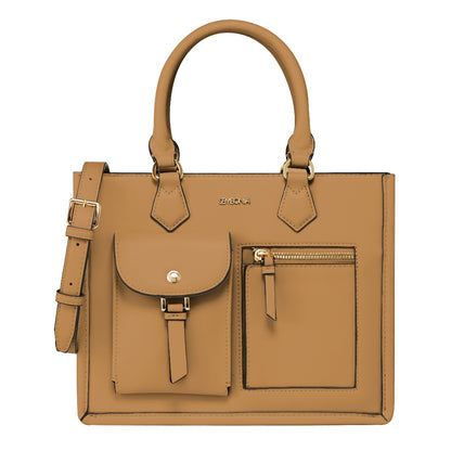 Medium Classic Multi-Pockets Satchel Bag