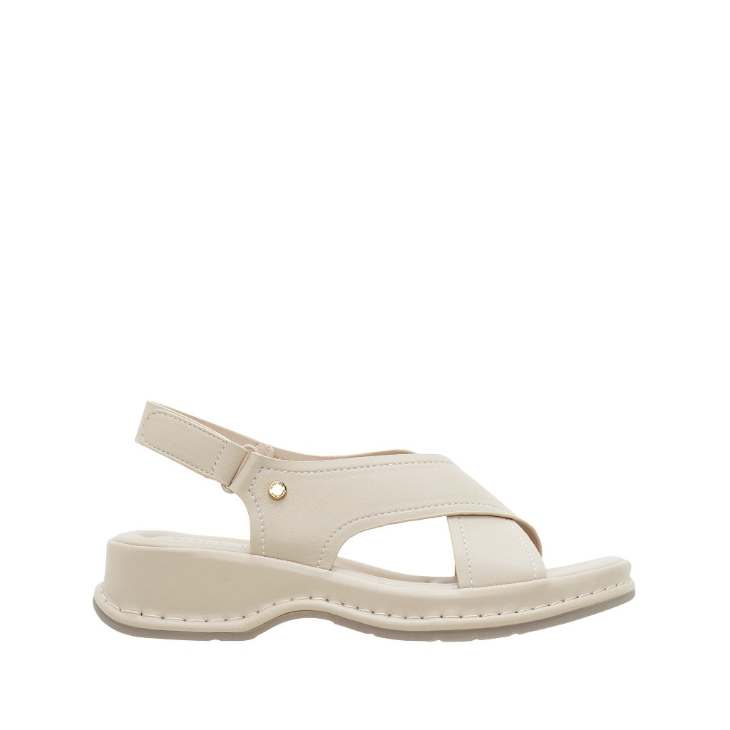 Women Recycled Materials of Synthetic Leather Wedges