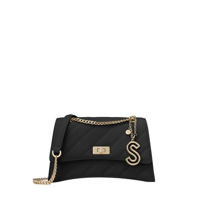 Janne Quilted Trapeze Crossbody Bag