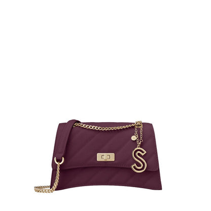 Janne Quilted Trapeze Crossbody Bag