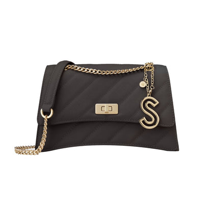 Janne Quilted Trapeze Crossbody Bag