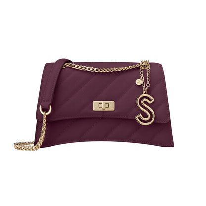 Janne Quilted Trapeze Crossbody Bag