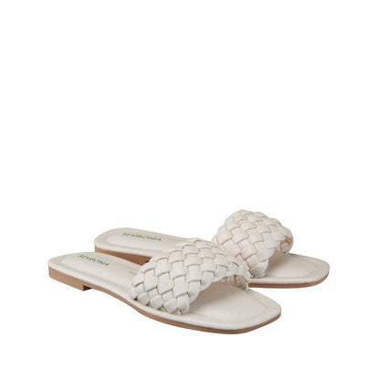 Women Recycled Materials of Synthetic Leather Flats